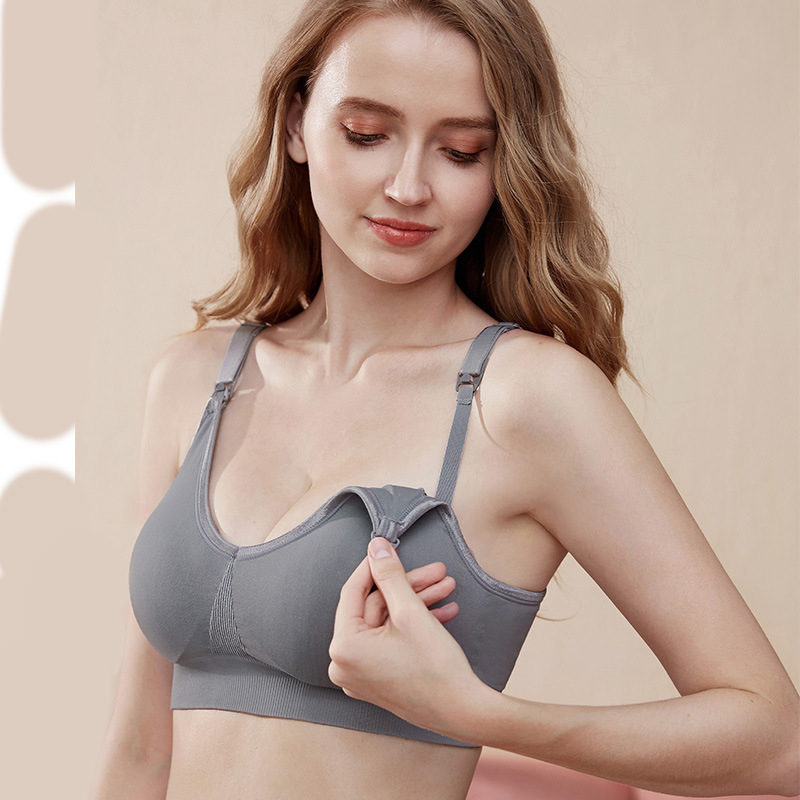 Nursing Bra Sleep - Бесшовный бюстгальтер для беременных и кормящих