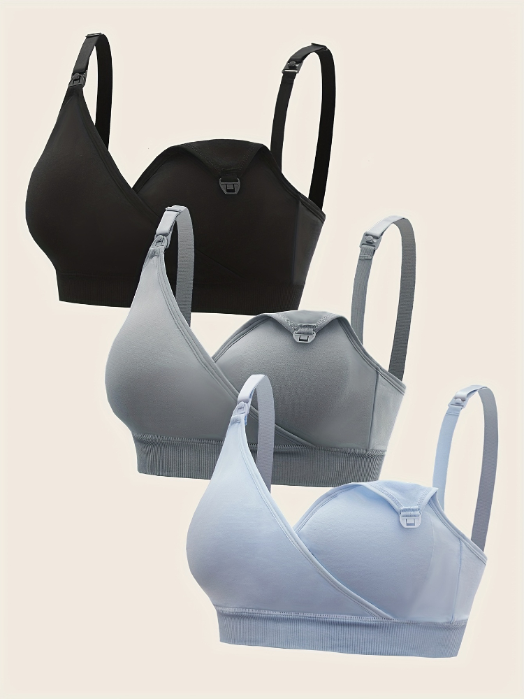 Nursing Bra Sleep - 3 шт./комплект, дышащий бюстгальтер для кормящих