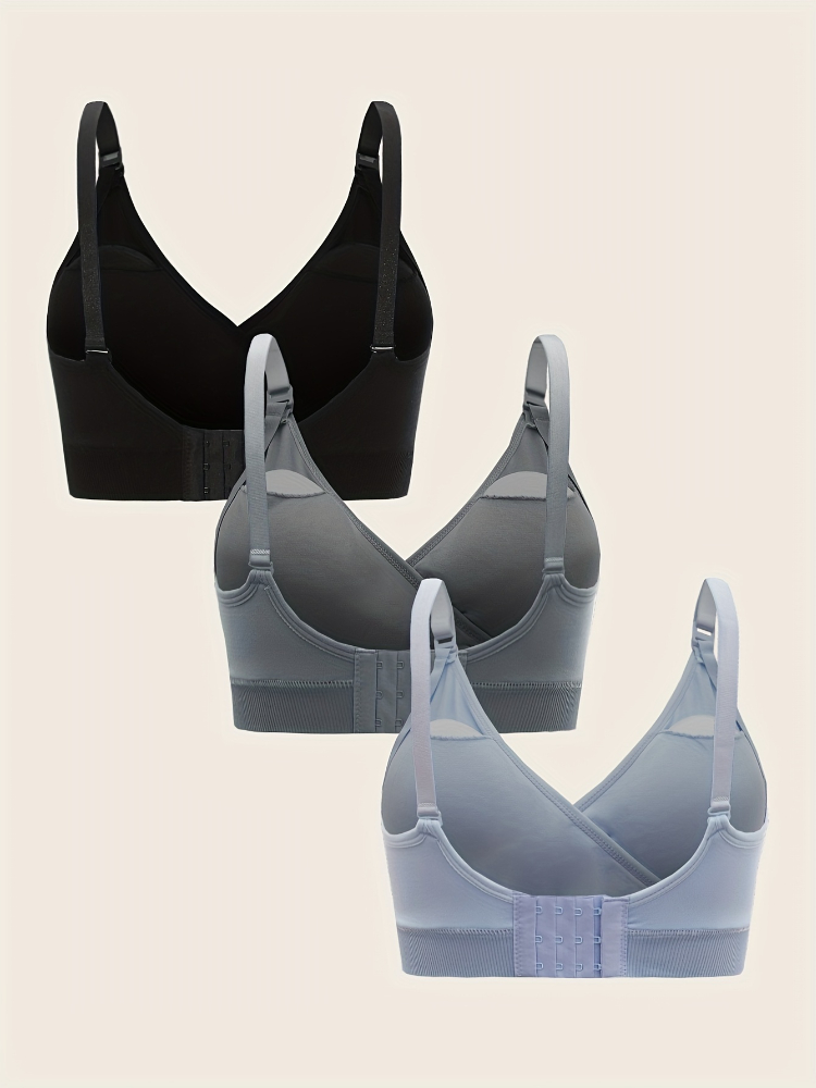 3 шт./комплект, дышащий бюстга – обзор и цена Nursing Bra Sleep
